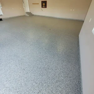 Garage with Moon Rock Flooring